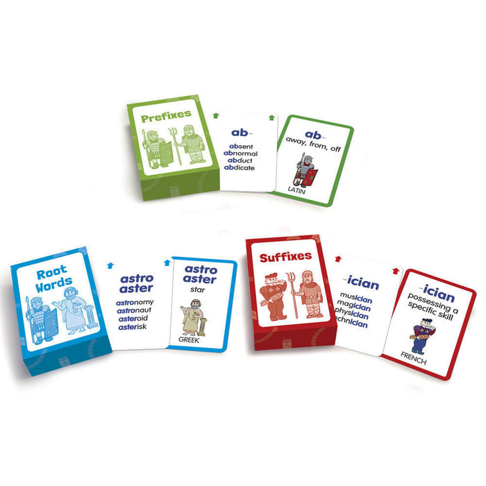 Word Families Flash Cards, 3 Decks Per Pack, 3 Packs