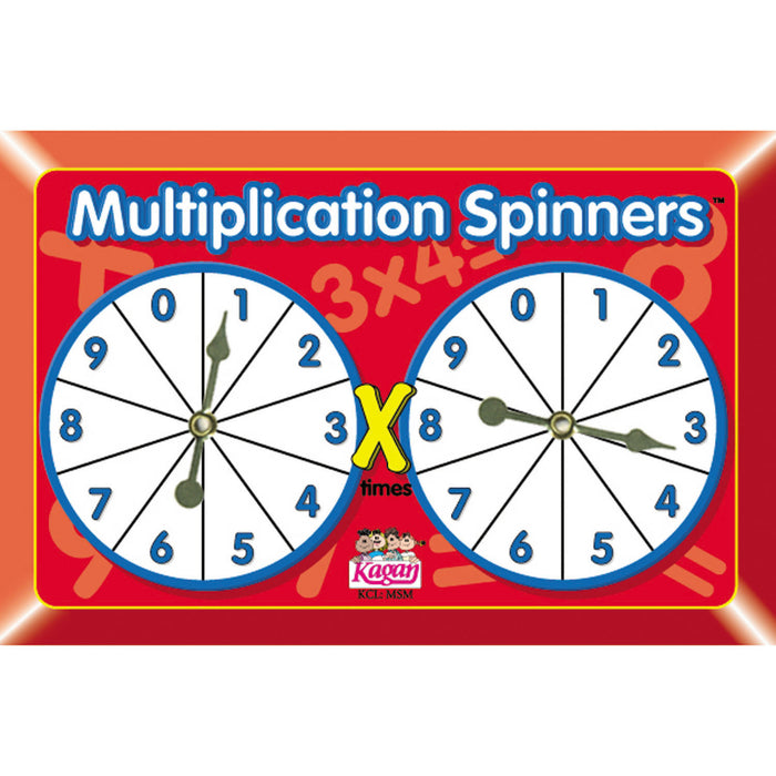 Multiplication Spinners, Pack of 12