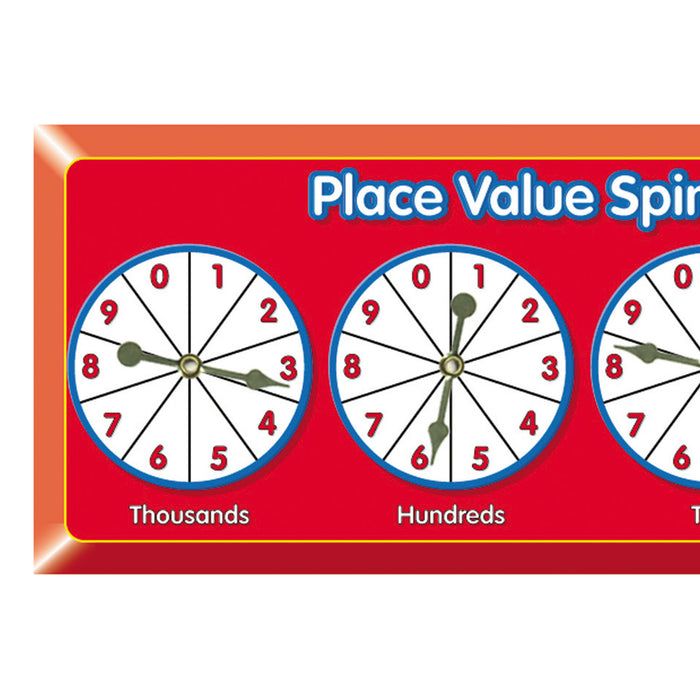 Place Value Spinners, Pack of 6