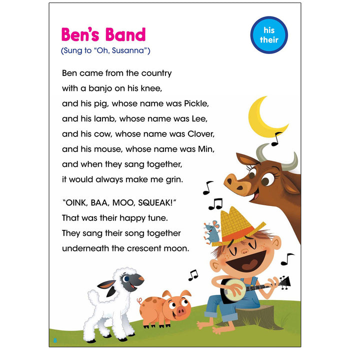 Sight Word Songs Flip Chart: 25 Playful Piggyback Tunes That Teach the Top 50 Sight Words