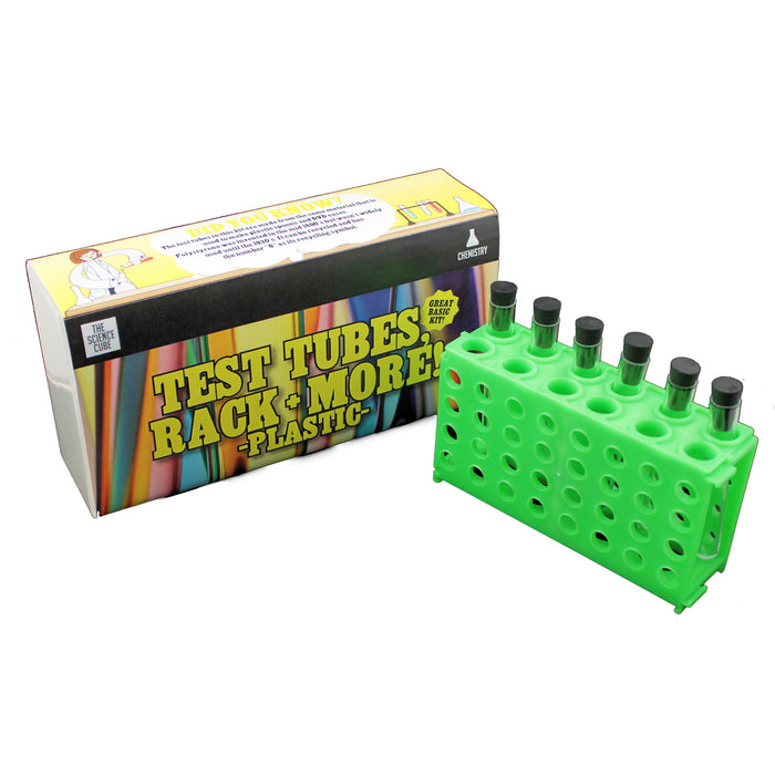 Test Tubes, Rack and More, Plastic