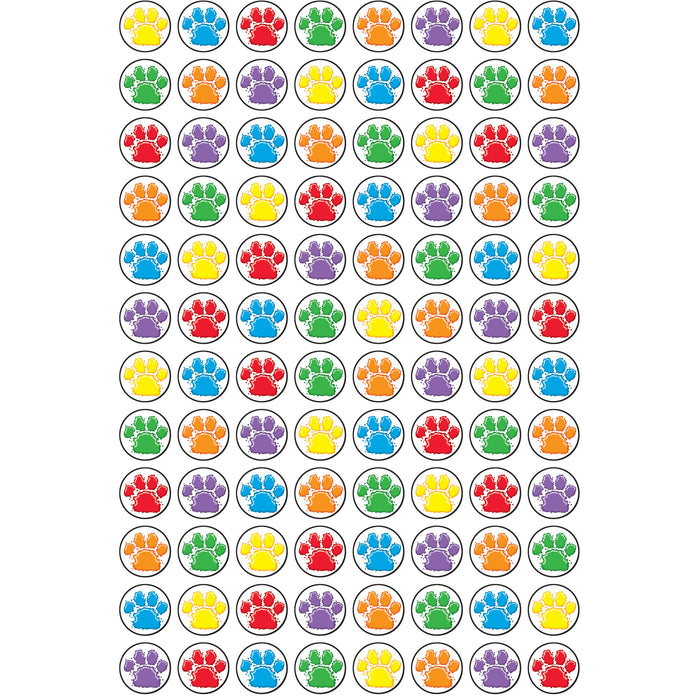 Paw Prints superSpots® Stickers, 800 Per Pack, 6 Packs