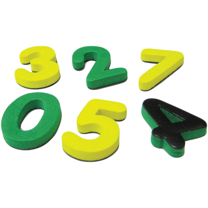 Magnetic Foam: Small Numbers, 60 Pieces Per Pack, 6 Packs