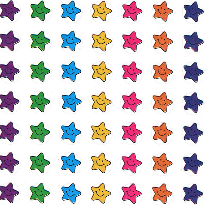 Mini Smiley Stars Valu-Pak Stickers, 1144 Per Pack, 6 Packs