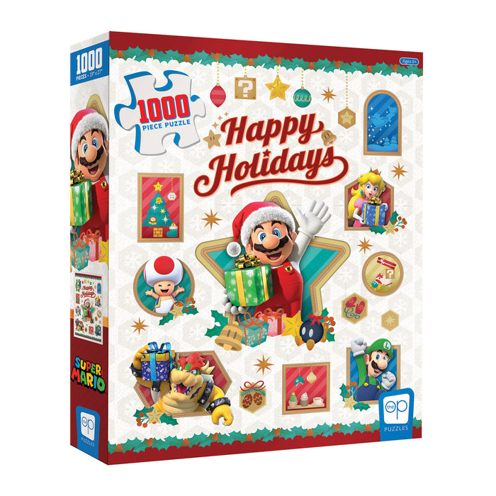 Super Mario™ "Happy Holidays" 1000-Piece Puzzle