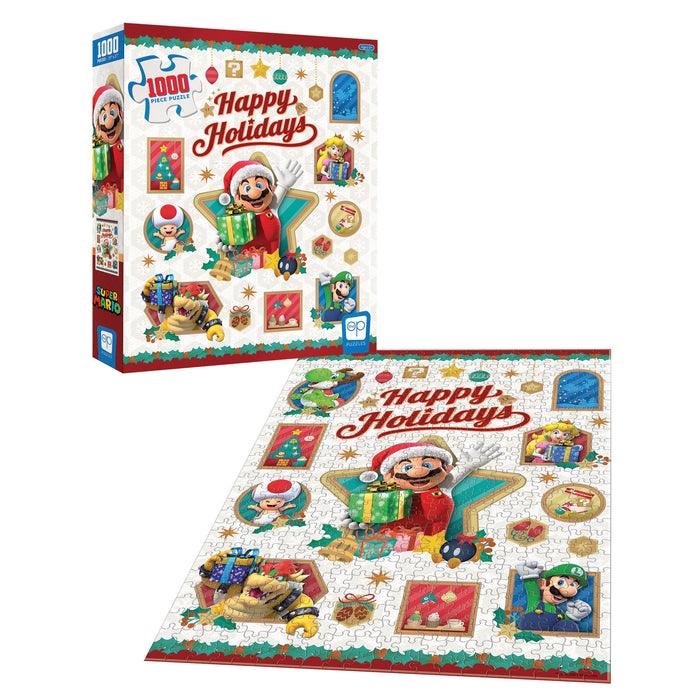 Super Mario™ "Happy Holidays" 1000-Piece Puzzle