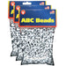 ABC Beads, Black and White, 300 Per Pack, 3 Packs - Kidsplace.store