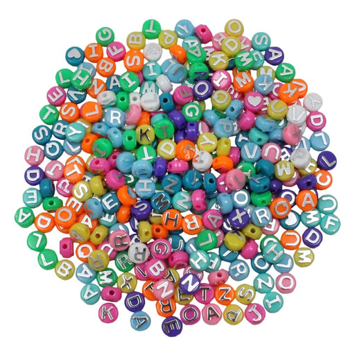 ABC Beads, Colored, 300 Per Pack, 3 Packs - Kidsplace.store