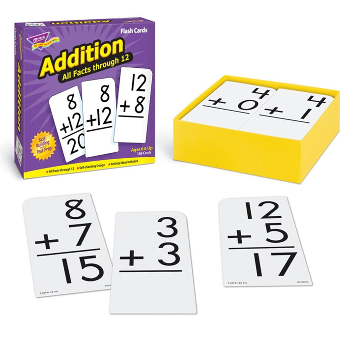 Addition 0-12 All Facts Skill Drill Flash Cards - Kidsplace.store