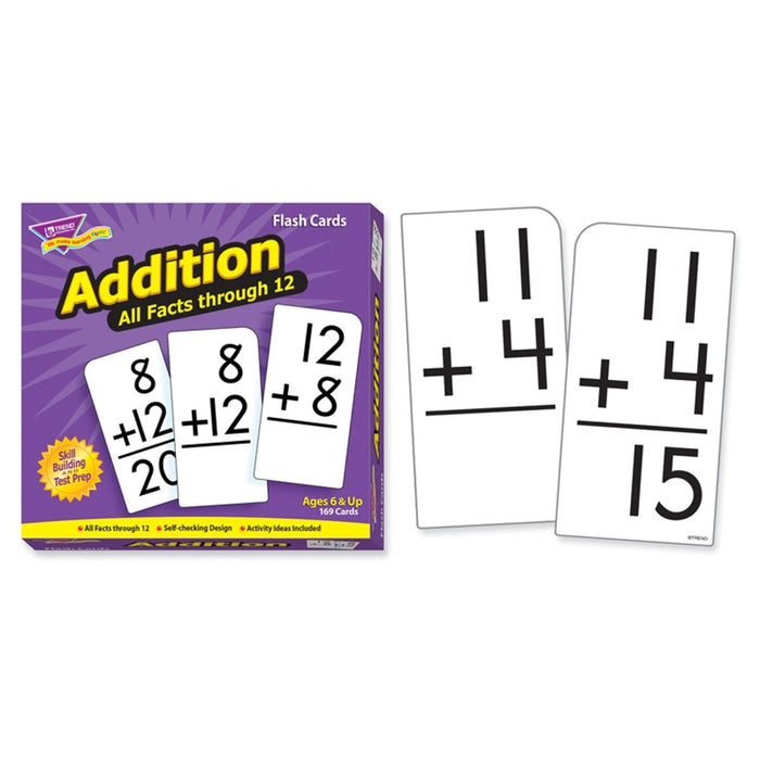 Addition 0-12 All Facts Skill Drill Flash Cards - Kidsplace.store