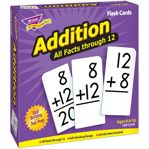 Addition 0-12 All Facts Skill Drill Flash Cards - Kidsplace.store