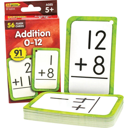 Addition 0-12 Flash Cards, 6 Packs - Kidsplace.store