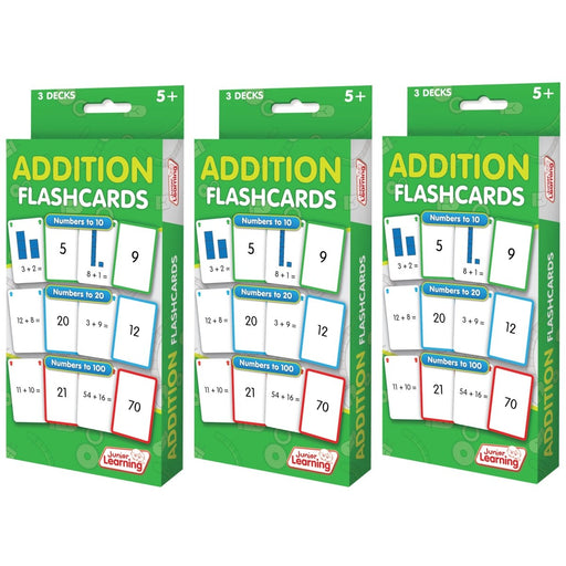 Addition Flashcards, 3 Sets Per Pack, 3 Packs - Kidsplace.store