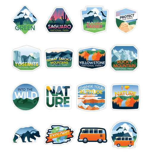 Adventure Vinyl Stickers, 100 Per Pack, 3 Packs - Kidsplace.store