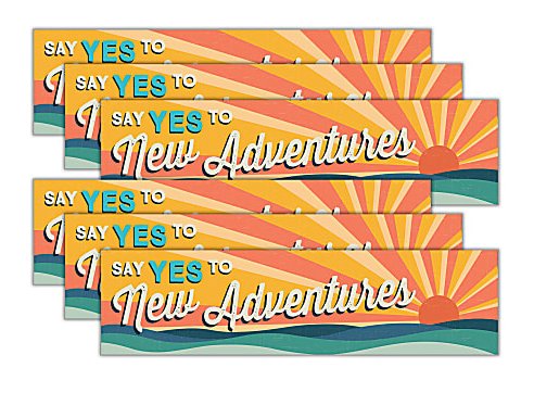 Adventurer Horizontal Banner, 45" x 12", Pack of 6 - Kidsplace.store