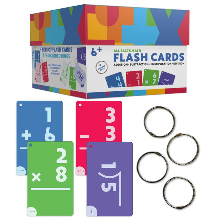 All Facts Math Flash Cards - Kidsplace.store