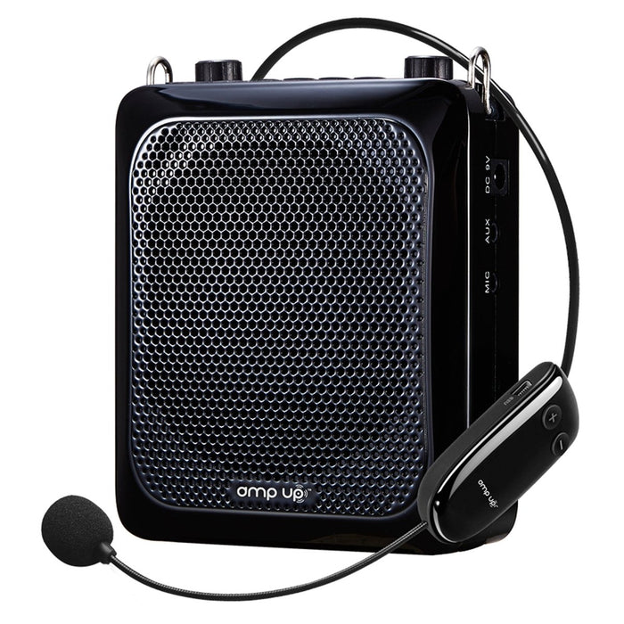 Amp-Up™ Personal UHF Voice Amplifier with Wireless Microphone – up to 40 Channels without Interference! - Kidsplace.store