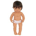 Anatomically Correct 15" Baby Doll, Caucasian Boy, Curly Black Hair (Polybag) - Kidsplace.store