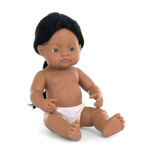 Anatomically Correct 15" Baby Doll, Native American Boy - Kidsplace.store
