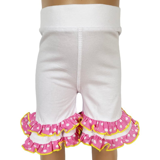 AnnLoren Girls' Mermaid Halter Dress & White Ruffle Shorts Boutique Set - Kidsplace.store