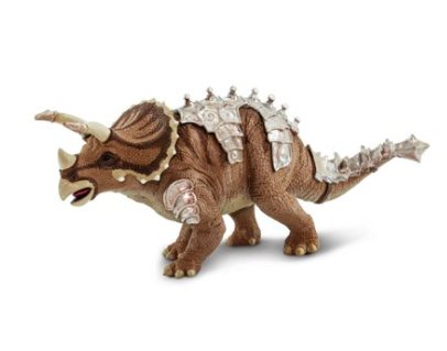 Armored Triceratops Figurine - Kidsplace.store