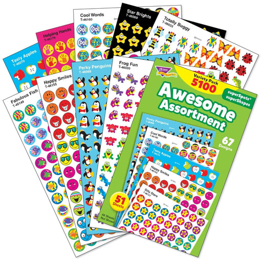 Awesome Assortment superSpots®/superShapes Variety Pack - 5100 ct - Kidsplace.store