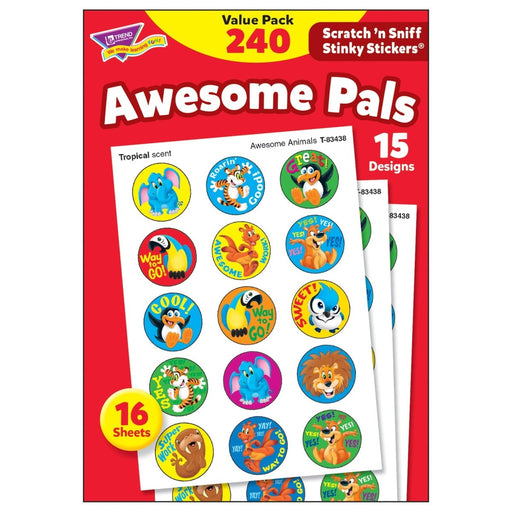 Awesome Pals Stinky Stickers® Value Pack, 240 Per Pack, 3 Packs - Kidsplace.store