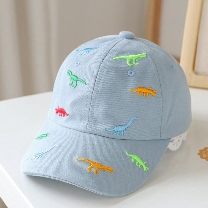 Baby Animal Embroidered Pattern Sunshade Peaked Hats - Kidsplace.store