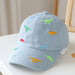 Baby Animal Embroidered Pattern Sunshade Peaked Hats - Kidsplace.store