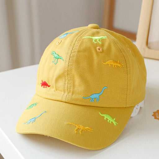 Baby Animal Embroidered Pattern Sunshade Peaked Hats - Kidsplace.store