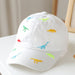 Baby Animal Embroidered Pattern Sunshade Peaked Hats - Kidsplace.store