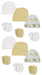 Baby Boy, Baby Girl, Unisex Infant Caps And Mittens (pack Of 12) Nc_0391 - Kidsplace.store