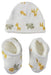 Baby Boy, Baby Girl, Unisex Infant Caps, Booties - 2 Pc Set Nc_0250 - Kidsplace.store