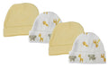 Baby Boy, Baby Girl, Unisex Infant Caps (pack Of 4) Nc_0392 - Kidsplace.store