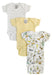 Baby Boy, Baby Girl, Unisex Short Sleeve Onezies Variety (pack Of 3) Nc_0227 - Kidsplace.store