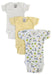 Baby Boy, Baby Girl, Unisex Short Sleeve Onezies Variety (pack Of 3) Nc_0230 - Kidsplace.store