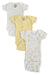 Baby Boy, Baby Girl, Unisex Short Sleeve Onezies Variety (pack Of 3) Nc_0239 - Kidsplace.store