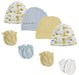 Baby Boy Infant Caps And Mittens (pack Of 8) Nc_0312 - Kidsplace.store