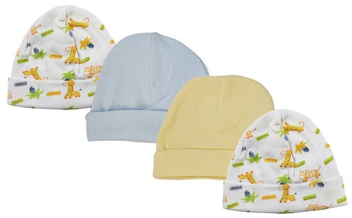 Baby Boy Infant Caps (pack Of 4) Nc_0310 - Kidsplace.store