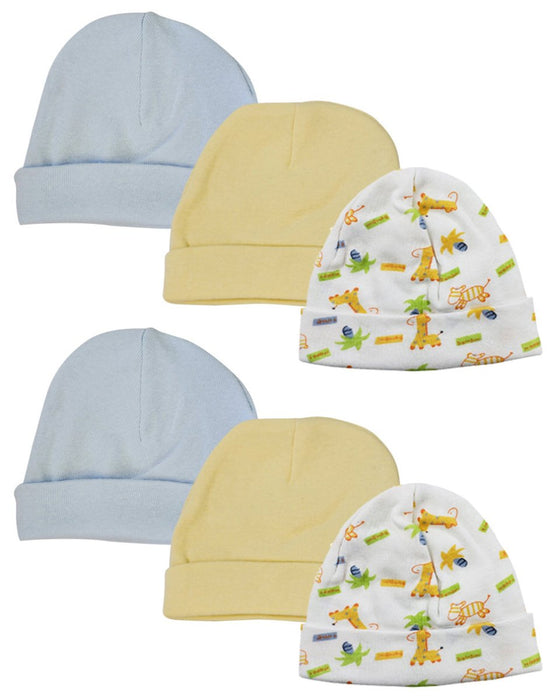 Baby Boy Infant Caps (pack Of 6) Nc_0314 - Kidsplace.store