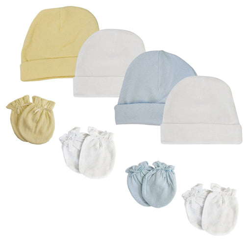 Baby Boys Caps And Mittens (pack Of 8) Nc_0396 - Kidsplace.store