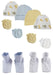 Baby Boys Caps, Booties And Mittens (pack Of 10) Nc_0373 - Kidsplace.store