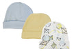 Baby Boys Caps (pack Of 3) Nc_0336 - Kidsplace.store