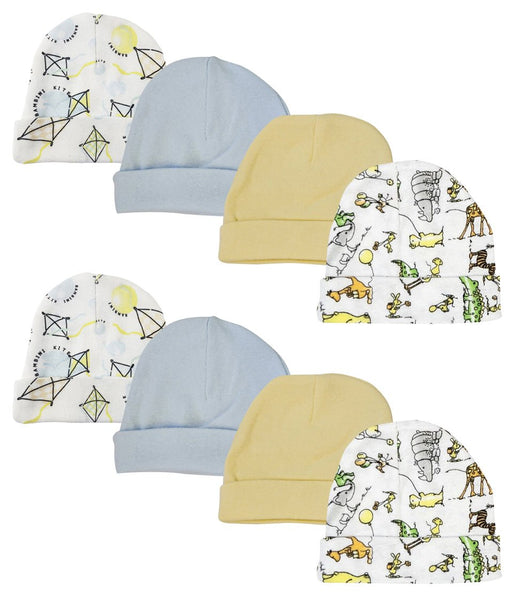 Baby Boys Caps (pack Of 8) Nc_0338 - Kidsplace.store