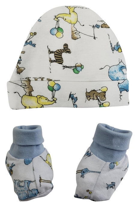 Baby Cap And Bootie Set 030.crocidle - Kidsplace.store