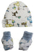 Baby Cap And Bootie Set 030.crocidle - Kidsplace.store