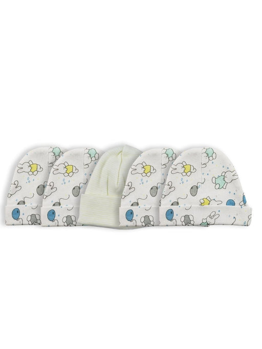 Baby Cap (pack Of 5) Ls_0528 - Kidsplace.store