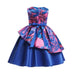 Baby Girl Floral Pattern Bow Tie Princess Tutu Dress Formal Dress - Kidsplace.store