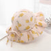 Baby Girl Floral Print Adjustable Design Sunshade Bucket Hats - Kidsplace.store