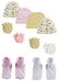 Baby Girl Infant Caps, Booties And Mittens (pack Of 10) Nc_0322 - Kidsplace.store